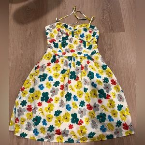 Floral Mini Dress with adjustable straps- AEO